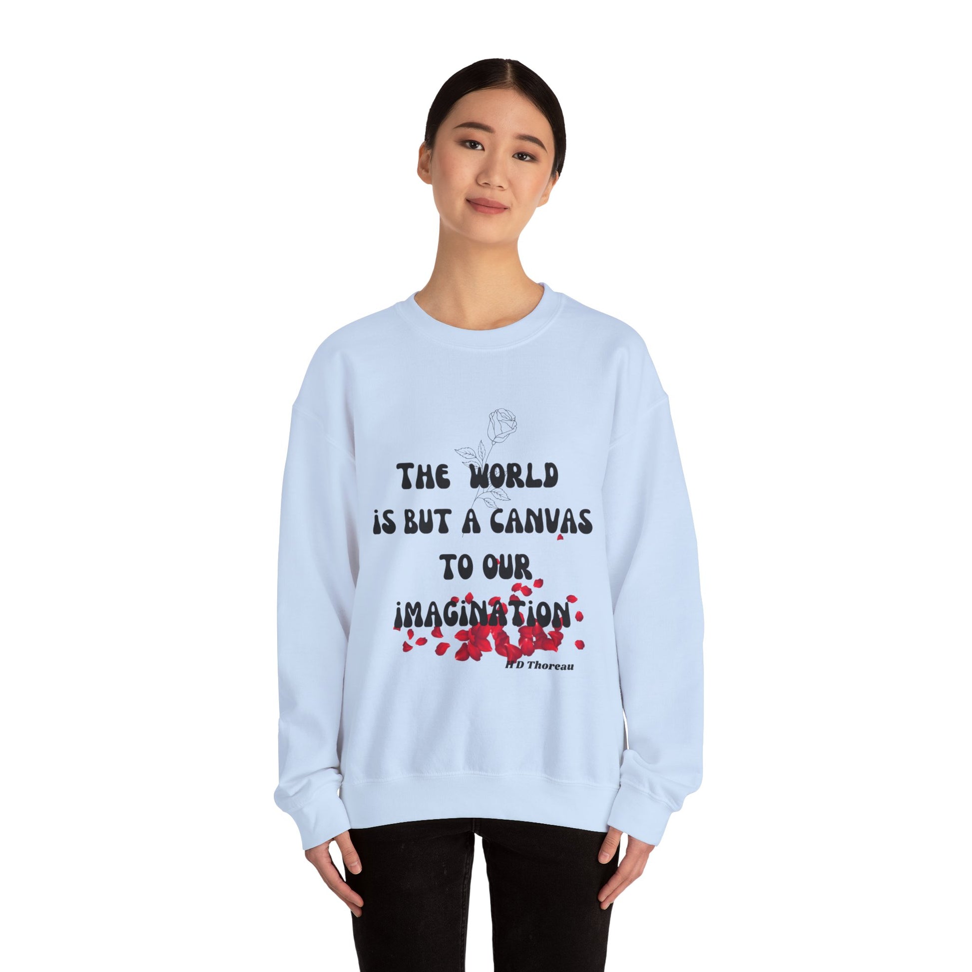 The World is But a Canvas Sweatshirt