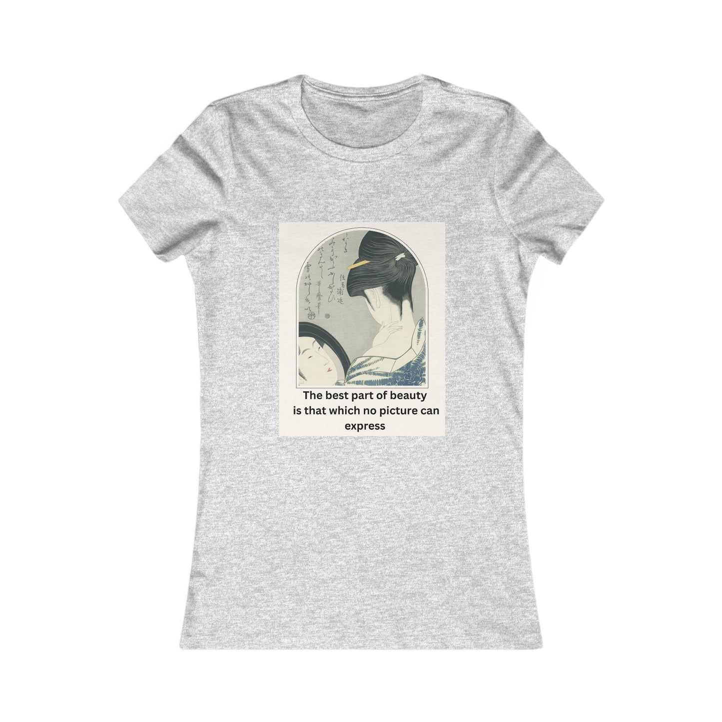 beauty vintage ukiyoe womens tee