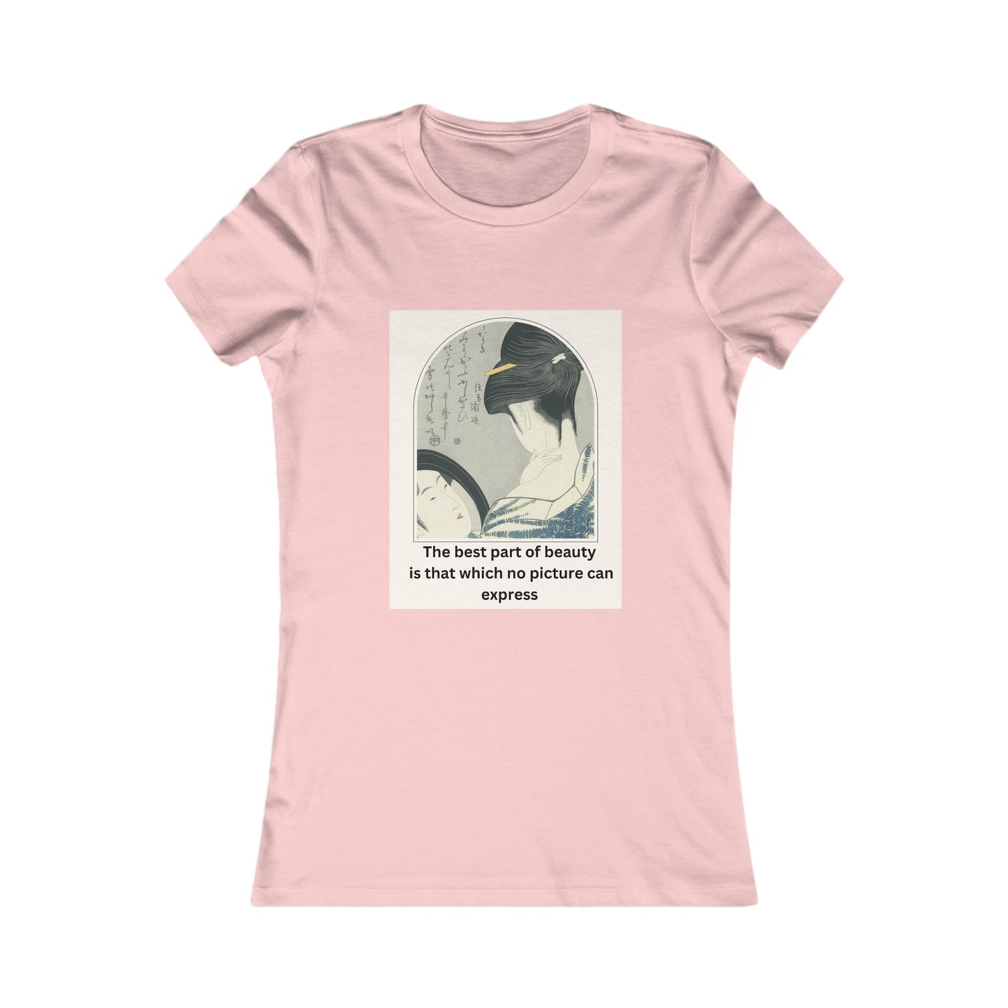 beauty vintage ukiyoe womens tee