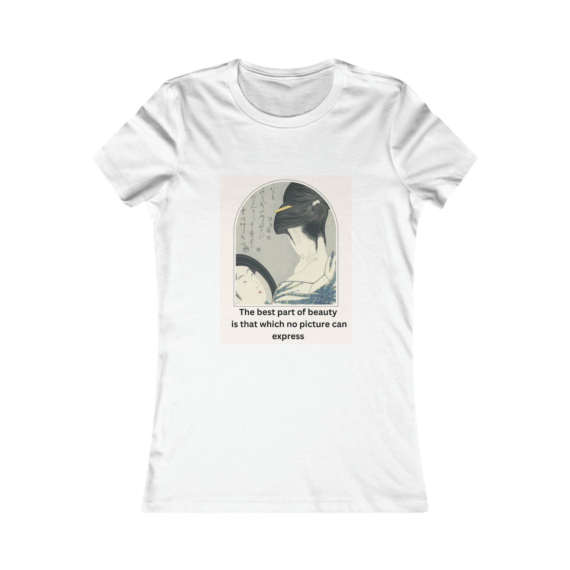 beauty vintage ukiyoe womens tee