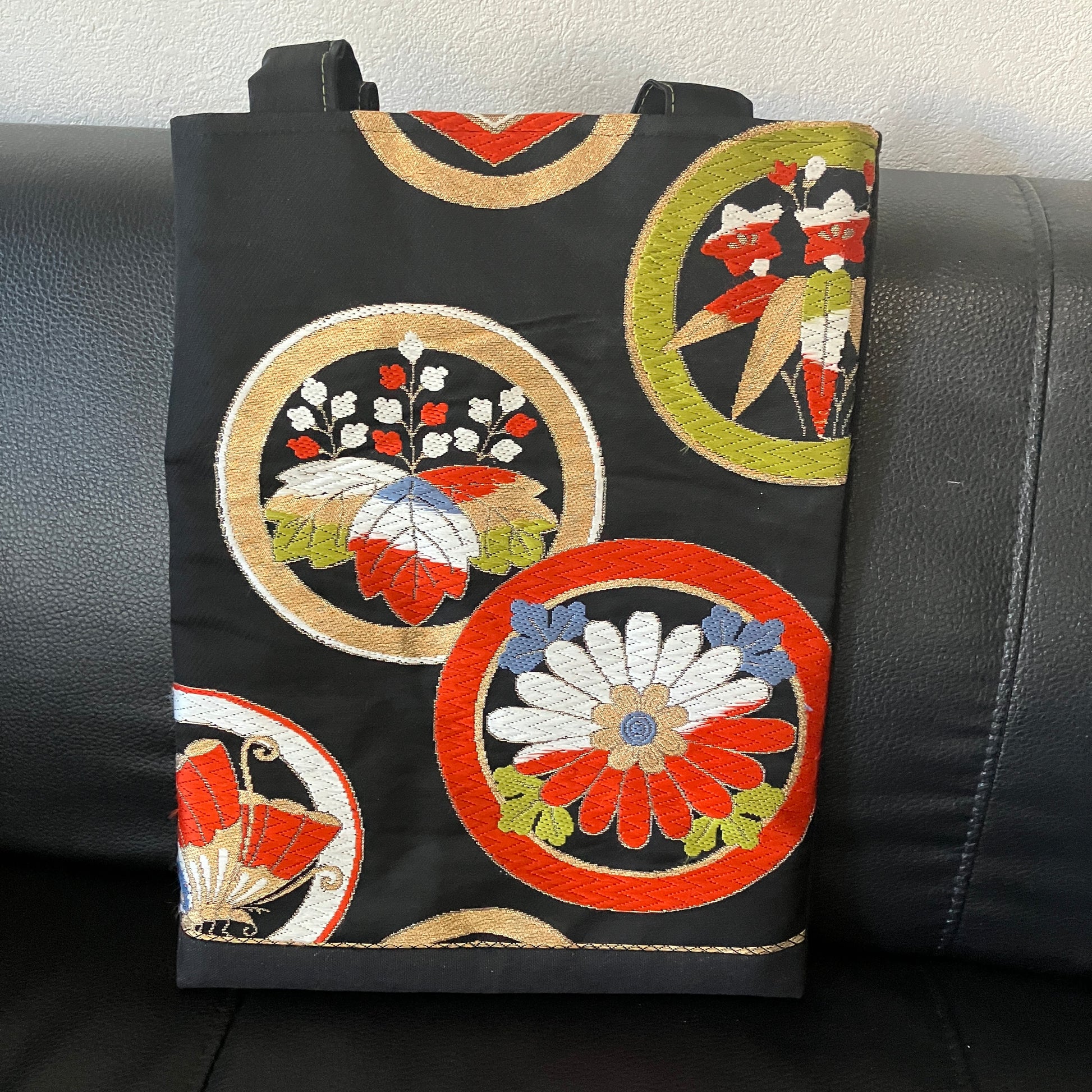 Handmade Japanese Kimono Tote Bag