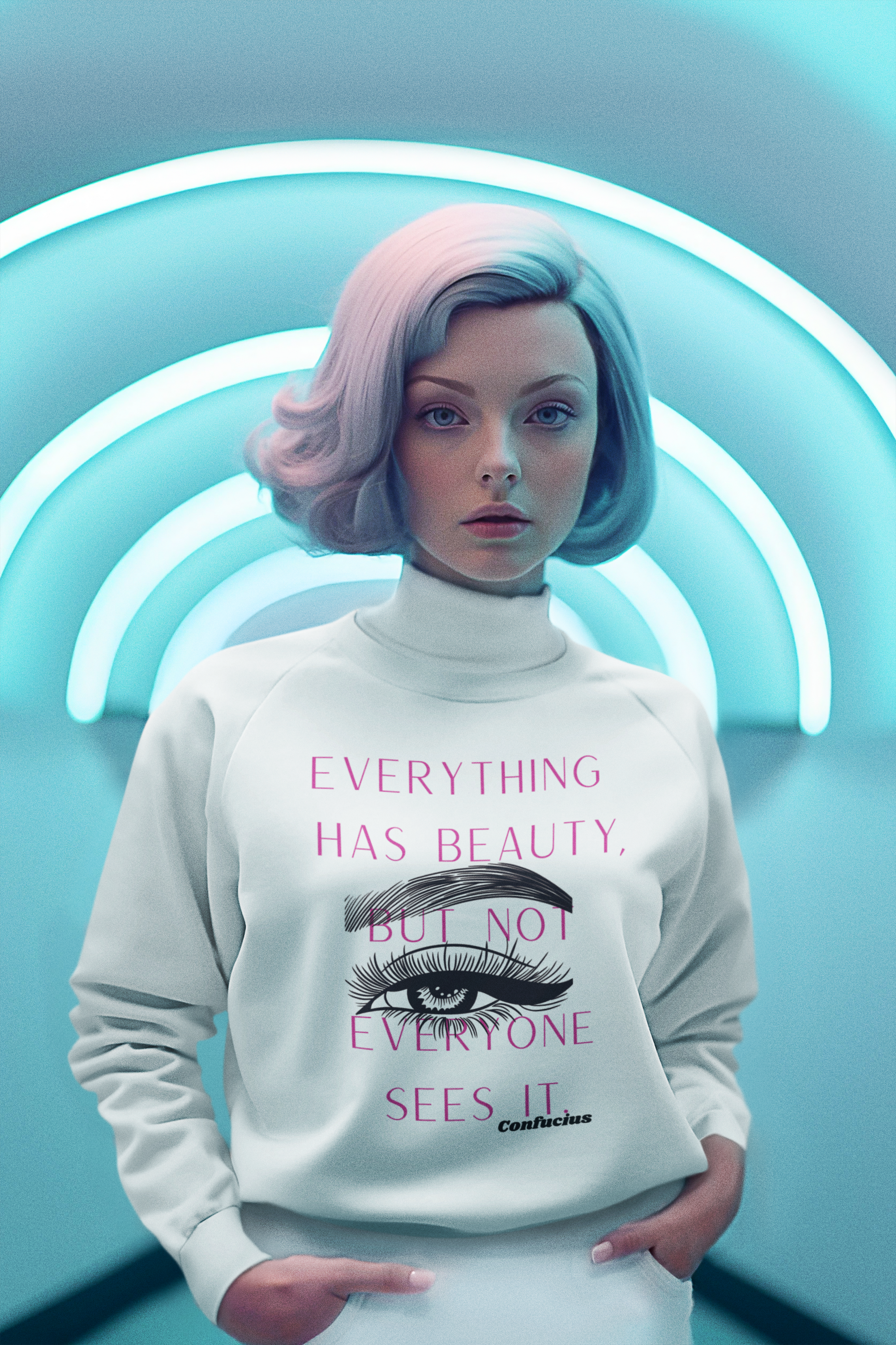 Inspiring Beauty Quote Sweatshirt