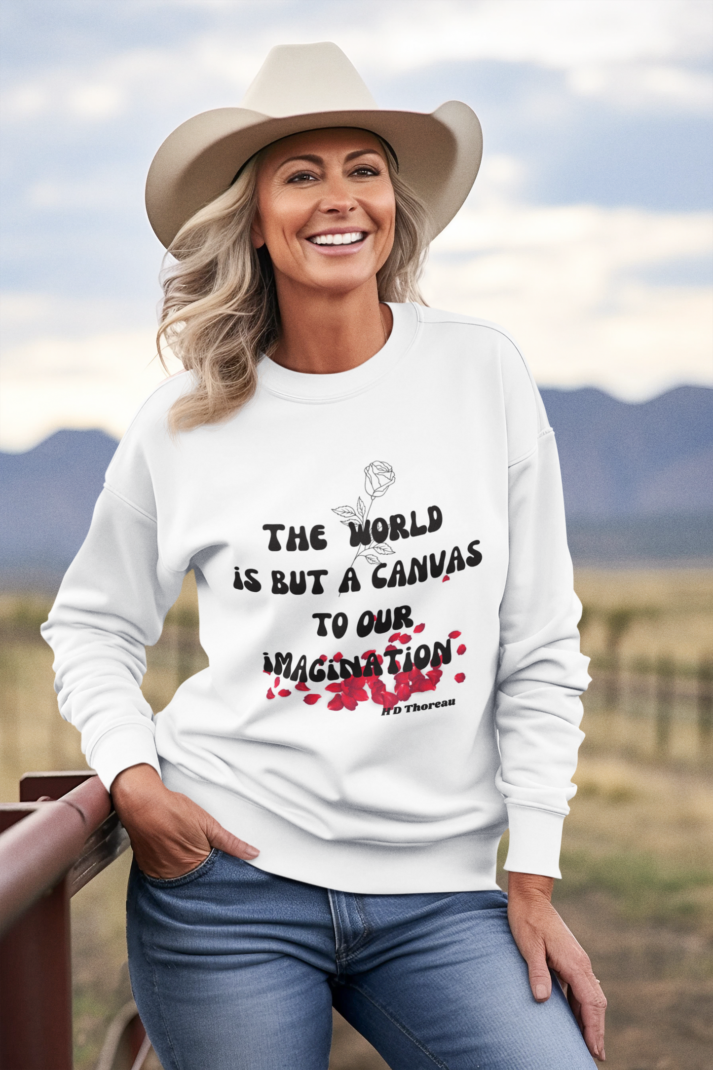 The World is But a Canvas Sweatshirt